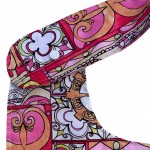 bavette pour adulte motif patchwork rose