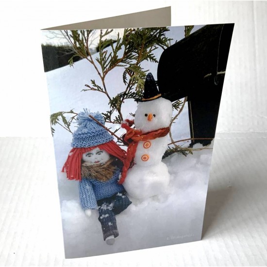 Wish card with doll photo